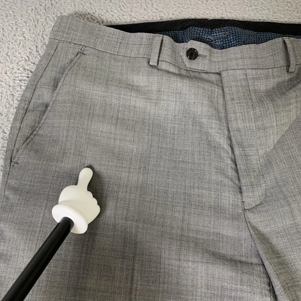 Lauren Ralph Lauren Dress‎ Pants Mens 34x32 [Measures 34x30] Gray Flat Front